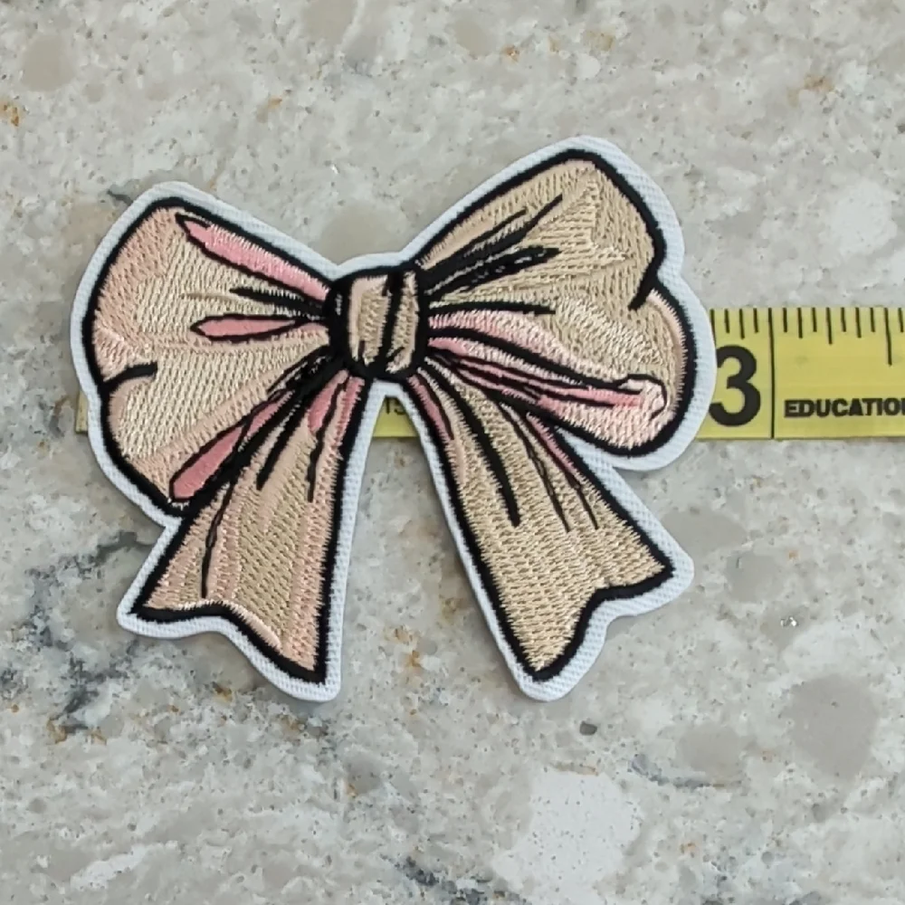 Floral and Bow Embroidered Patches - Picture 7 of 7